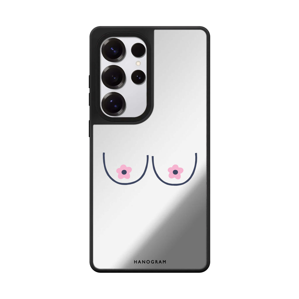 Floral Breast 鏡面手機殼