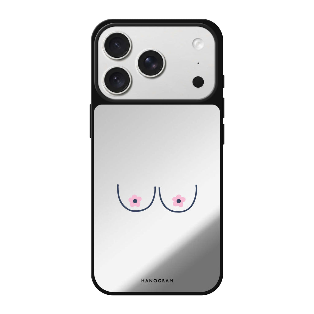 Floral Breast 鏡面手機殼