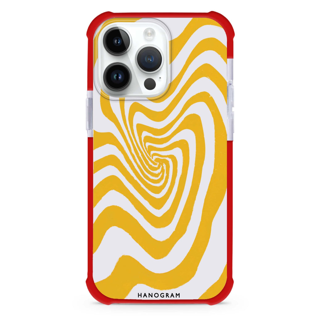 Abstract Paint Pattern iPhone Magsafe 兼容超強防摔保護殼