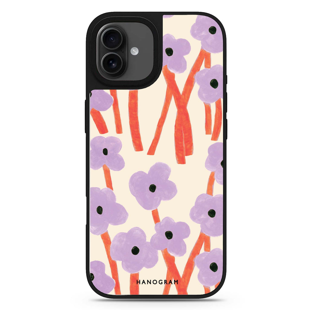 Floral 款式1 iPhone 17 貓咪鏡面手機殼 主圖設計