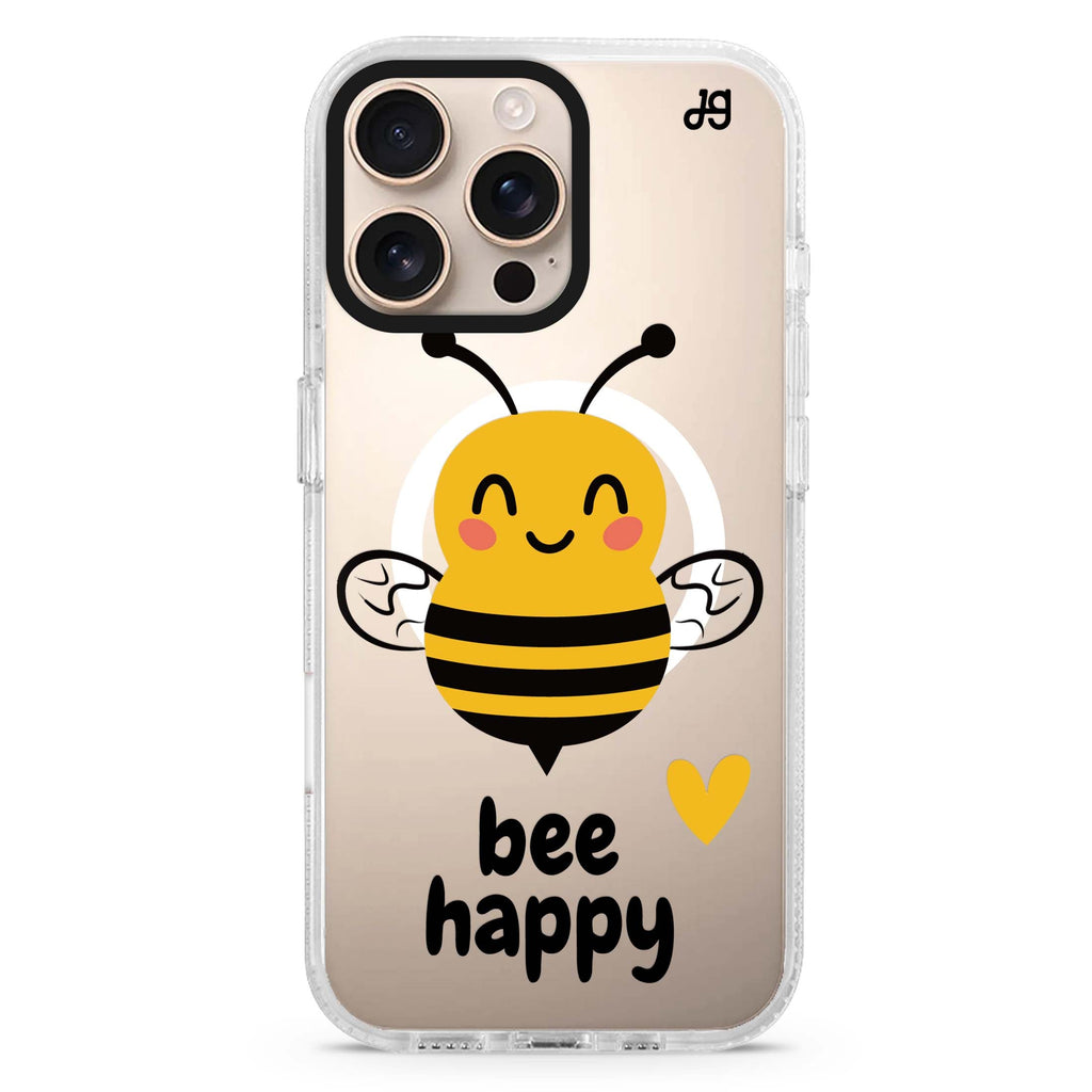 Happy Bee Magsafe 兼容水晶透明保護殼