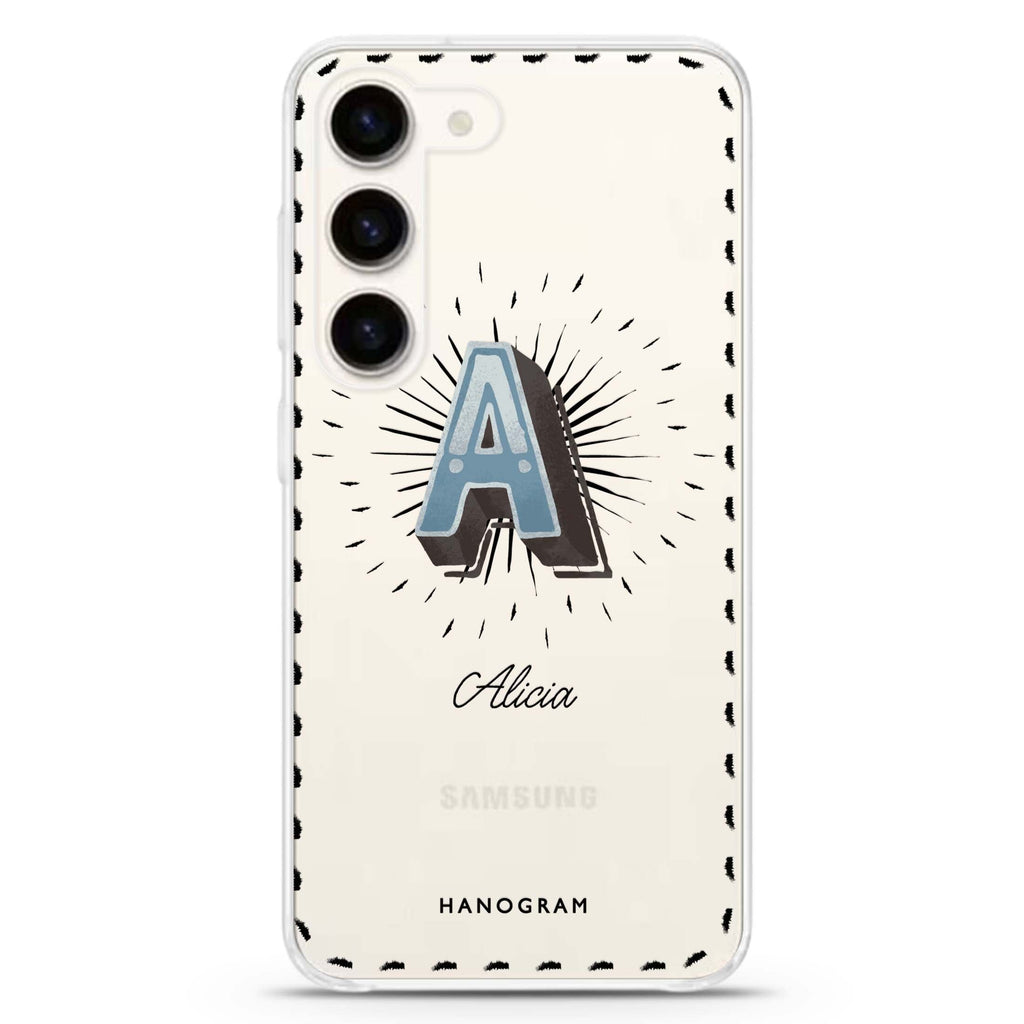 Artistic Monogram III Samsung Galaxy 水晶透明保護殼