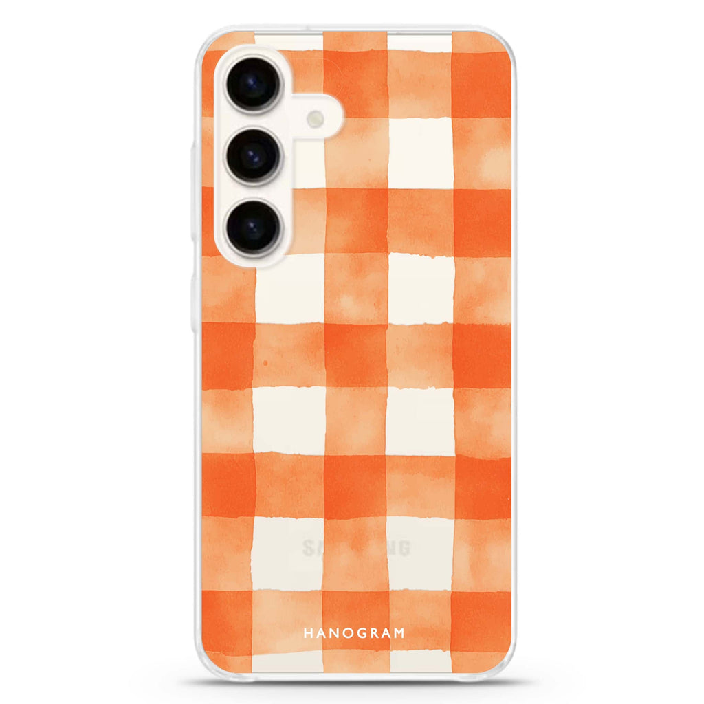 Spice Grid Samsung Galaxy S26/S25/S24 水晶透明保護殼正面展示