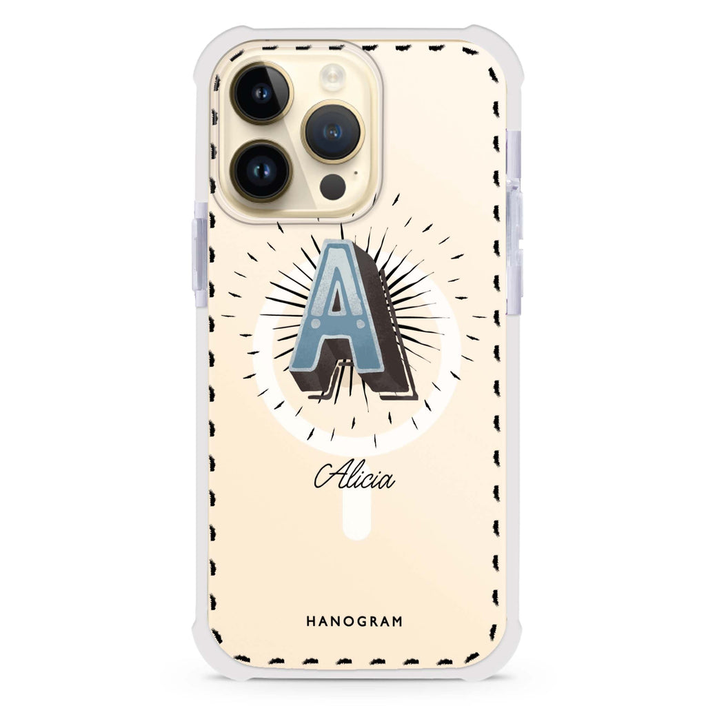 Artistic Monogram III iPhone Magsafe 兼容超強防摔保護殼