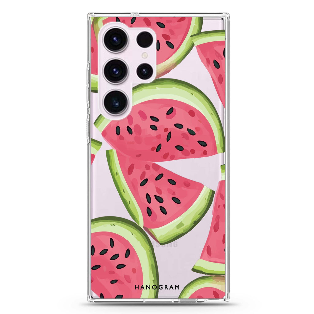 Melon Mood Samsung Galaxy Ultra 透明保護殼，適用 S26/S25/S24/S23 Ultra，圖1
