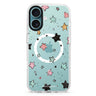 Pastel Sparkle Stars Magsafe 兼容水晶透明保護殼