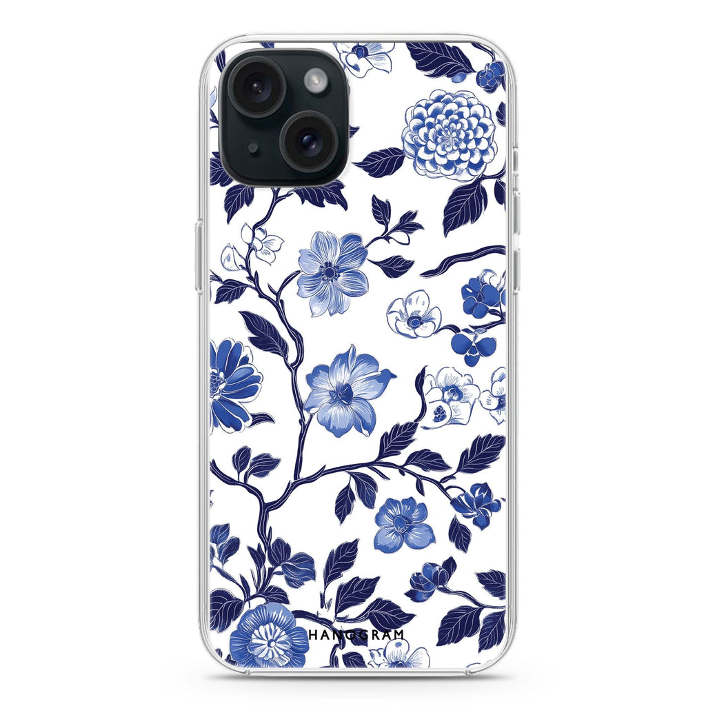 Dynasty Blue iPhone 15 Plus 水晶透明保護殼