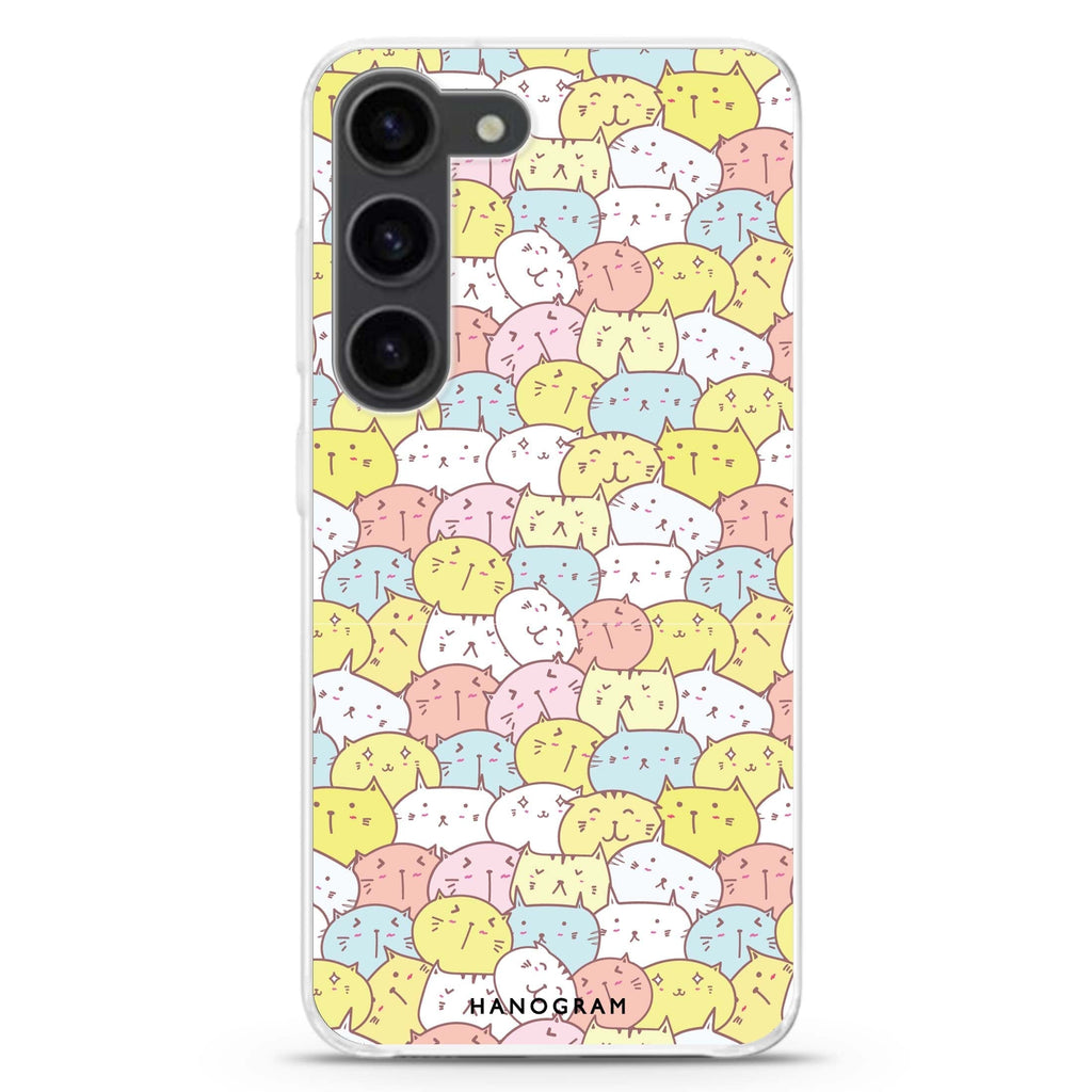 Meow Melodies Samsung Galaxy 水晶透明保護殼