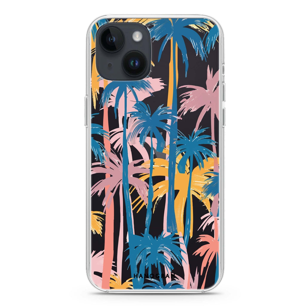 Palm Paradise iPhone 15 Plus 水晶透明保護殼