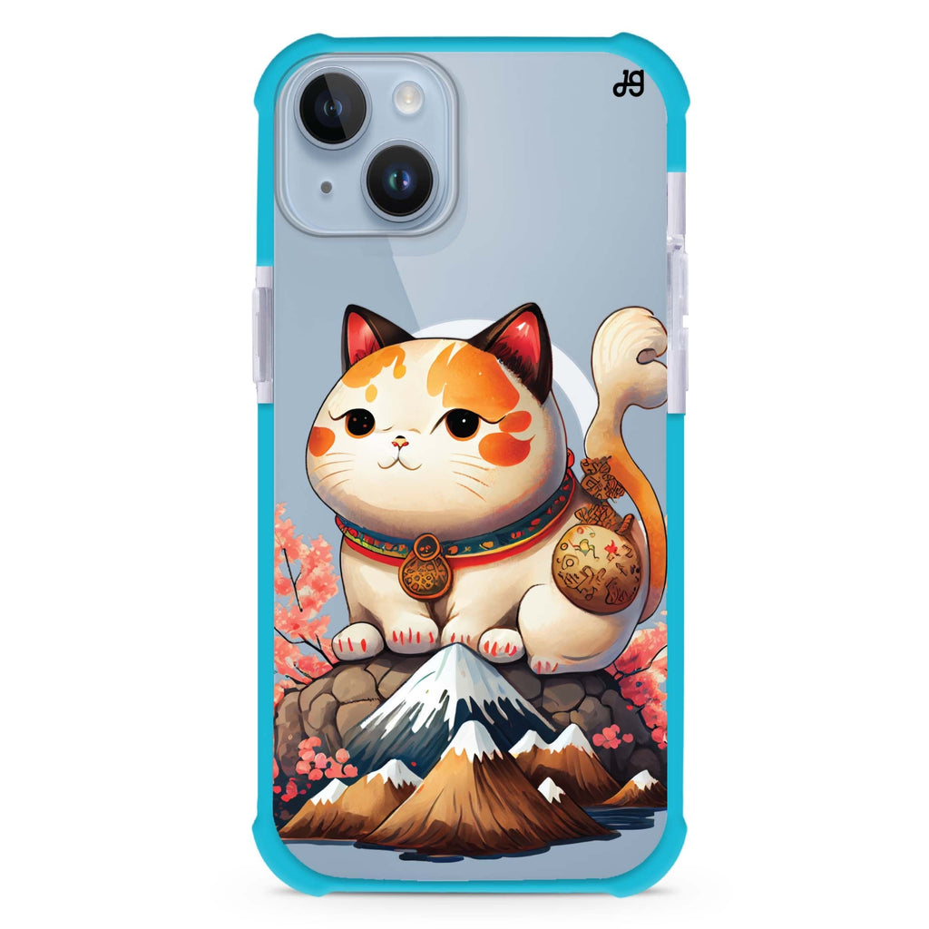 Kawaii Cat iPhone 15 Plus Magsafe 兼容超強防摔保護殼