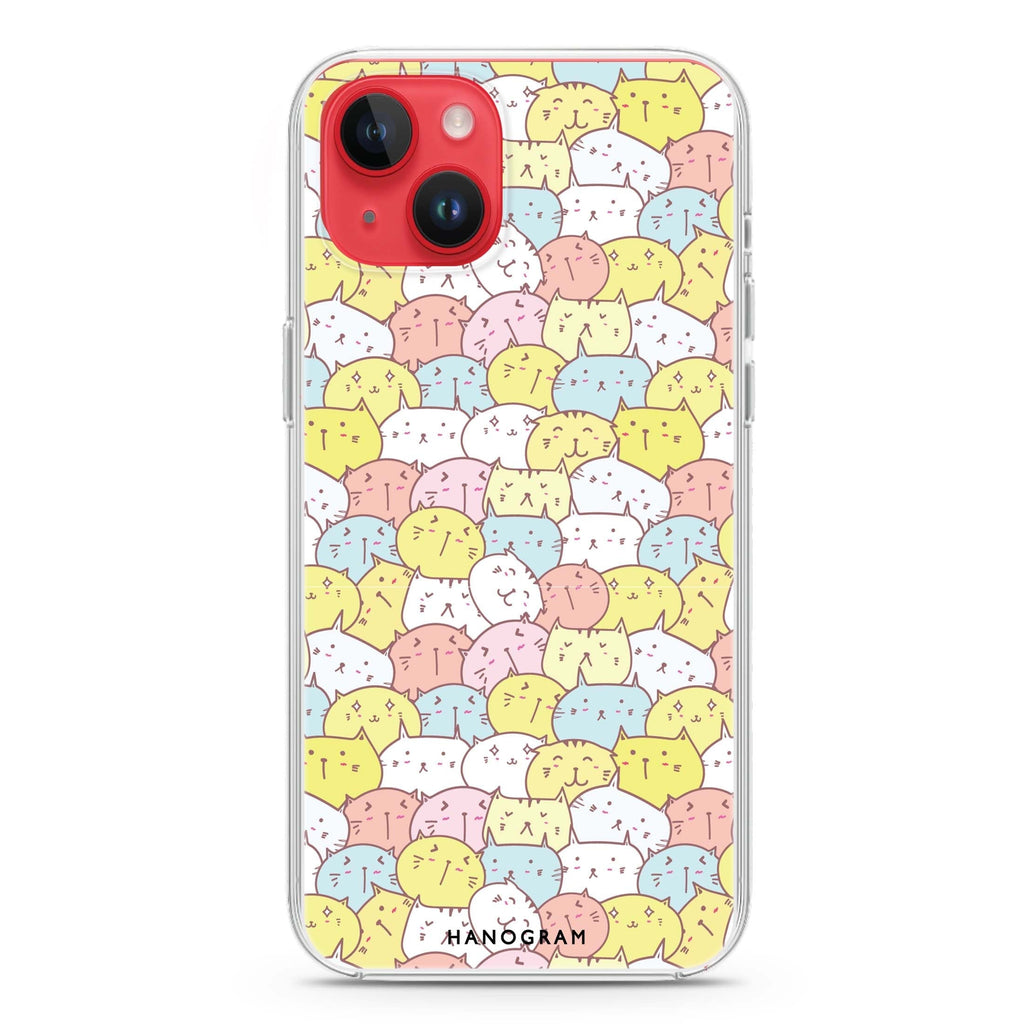 Meow Melodies iPhone 14 Plus 水晶透明保護殼