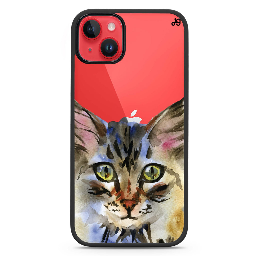 Watercolour Cat iPhone 15 Plus 防衝擊保護殼