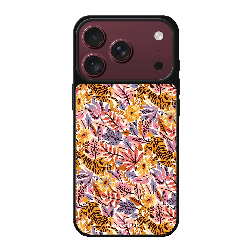 Tiger & Floral 鏡面手機殼