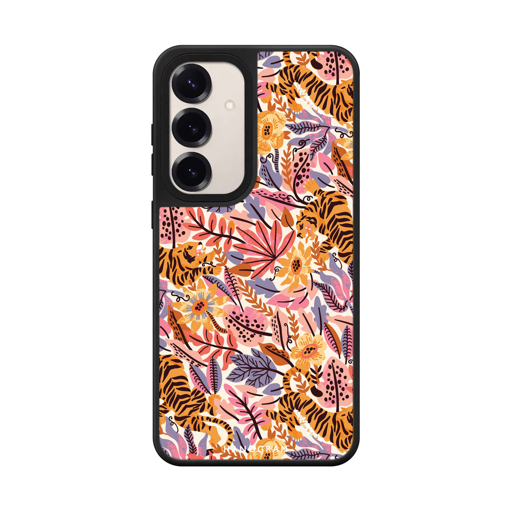 Tiger & Floral 鏡面手機殼