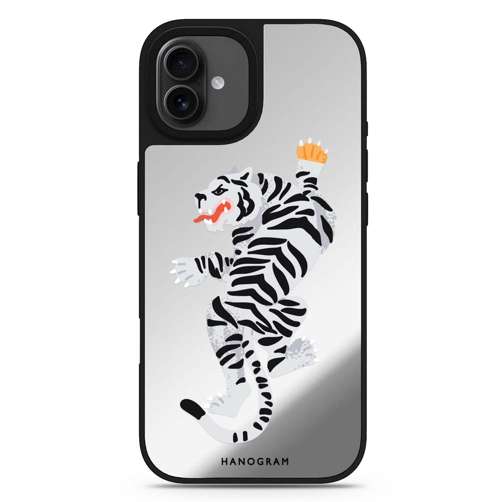 Tiger iPhone 17 動物紋鏡面手機殼 主圖設計
