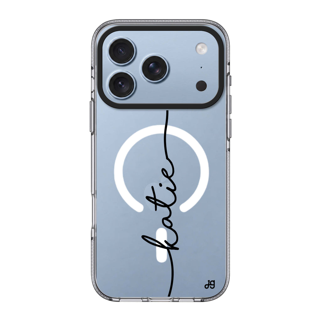 Vertical Handwritten 水晶透明保護殼