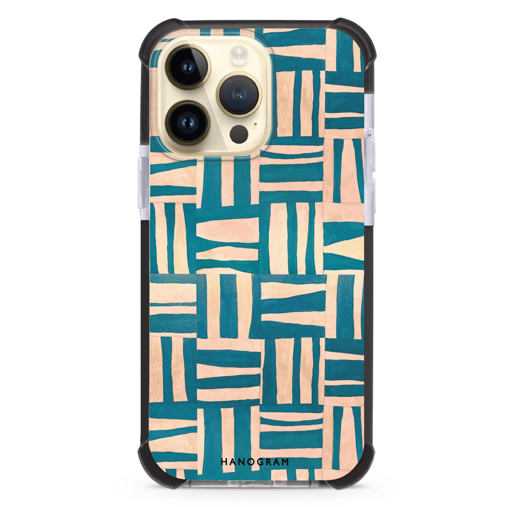 Abstract Paint Pattern iPhone Magsafe 兼容超強防摔保護殼
