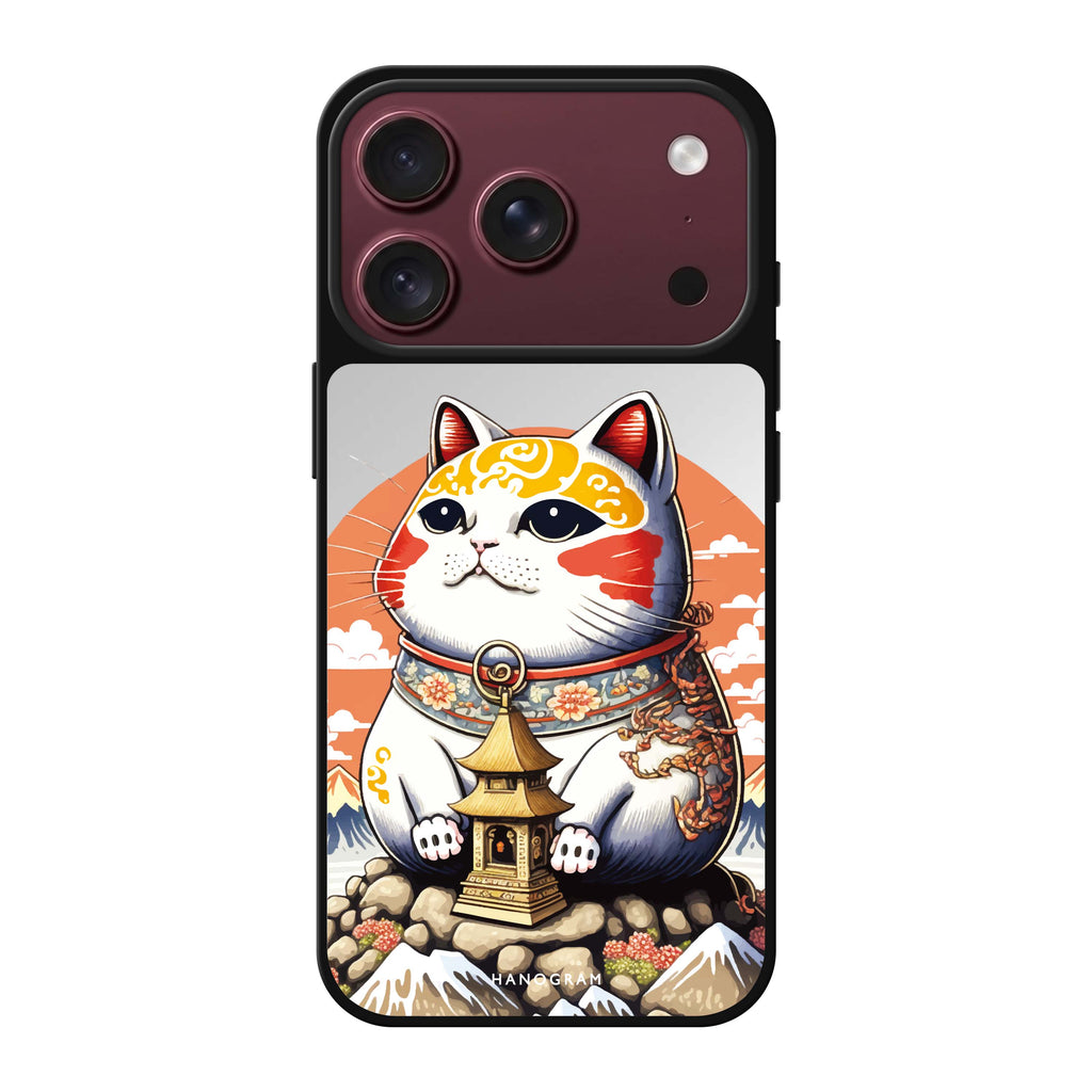 Cat with Fuji Mountain 鏡面手機殼