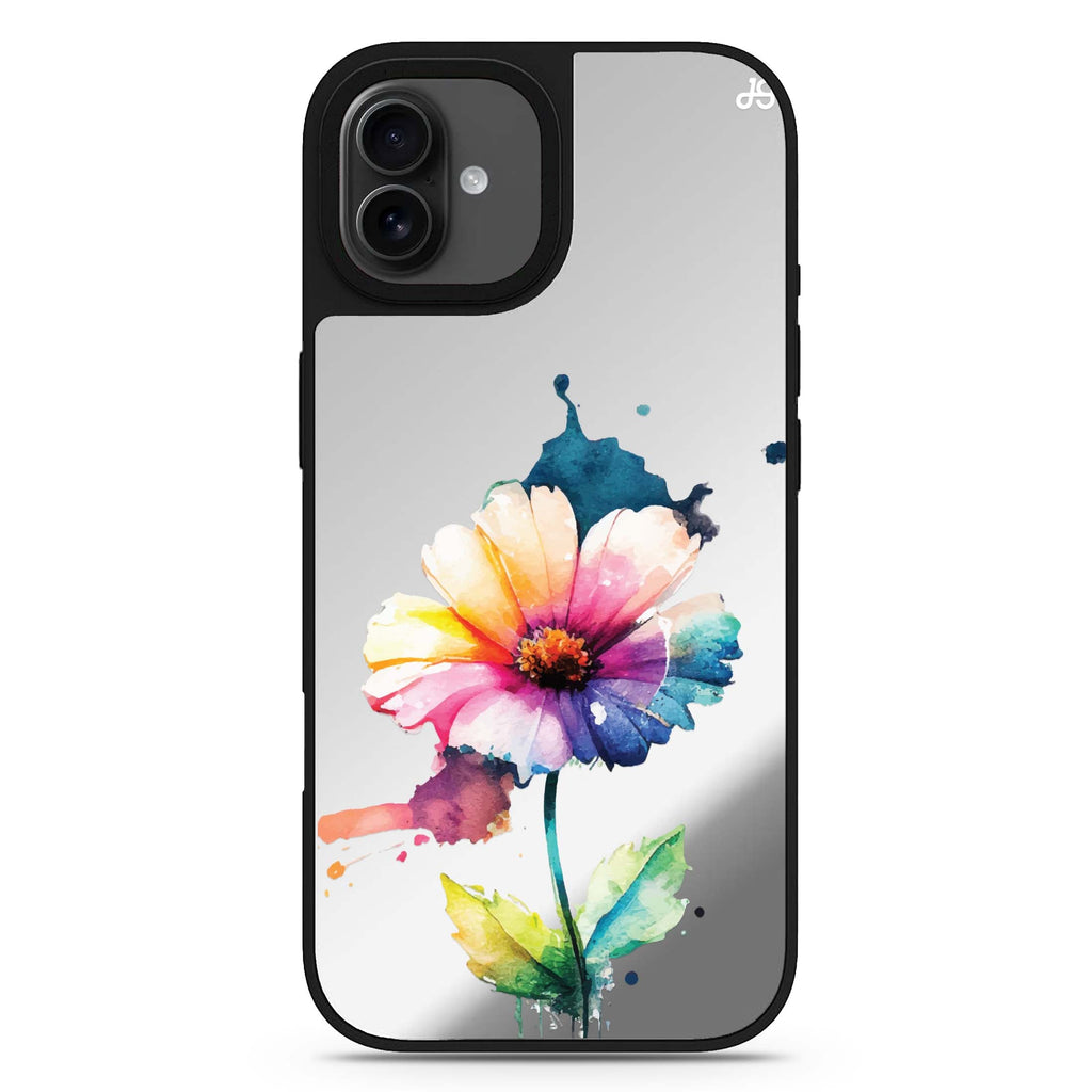 A Beautiful Flower iPhone 17 花卉鏡面手機殼 主圖設計