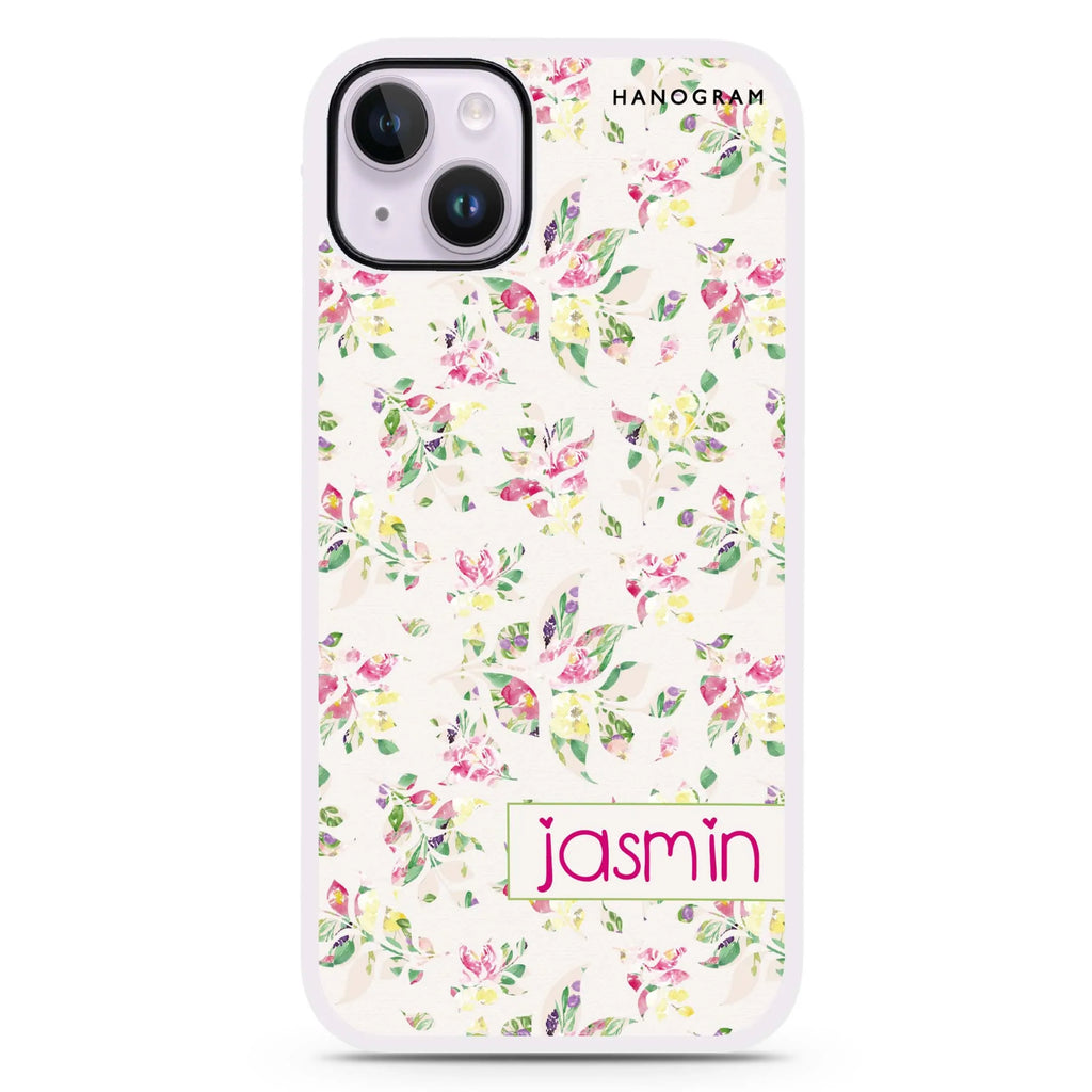 Floral Rain iPhone 15 Plus 防衝擊保護殼