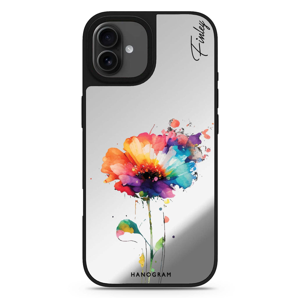 A Beautiful Watercolour Flower iPhone 17 水彩鏡面手機殼 主圖設計