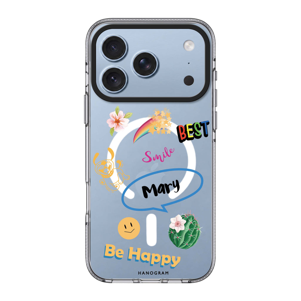 Positive Sticker 水晶透明保護殼