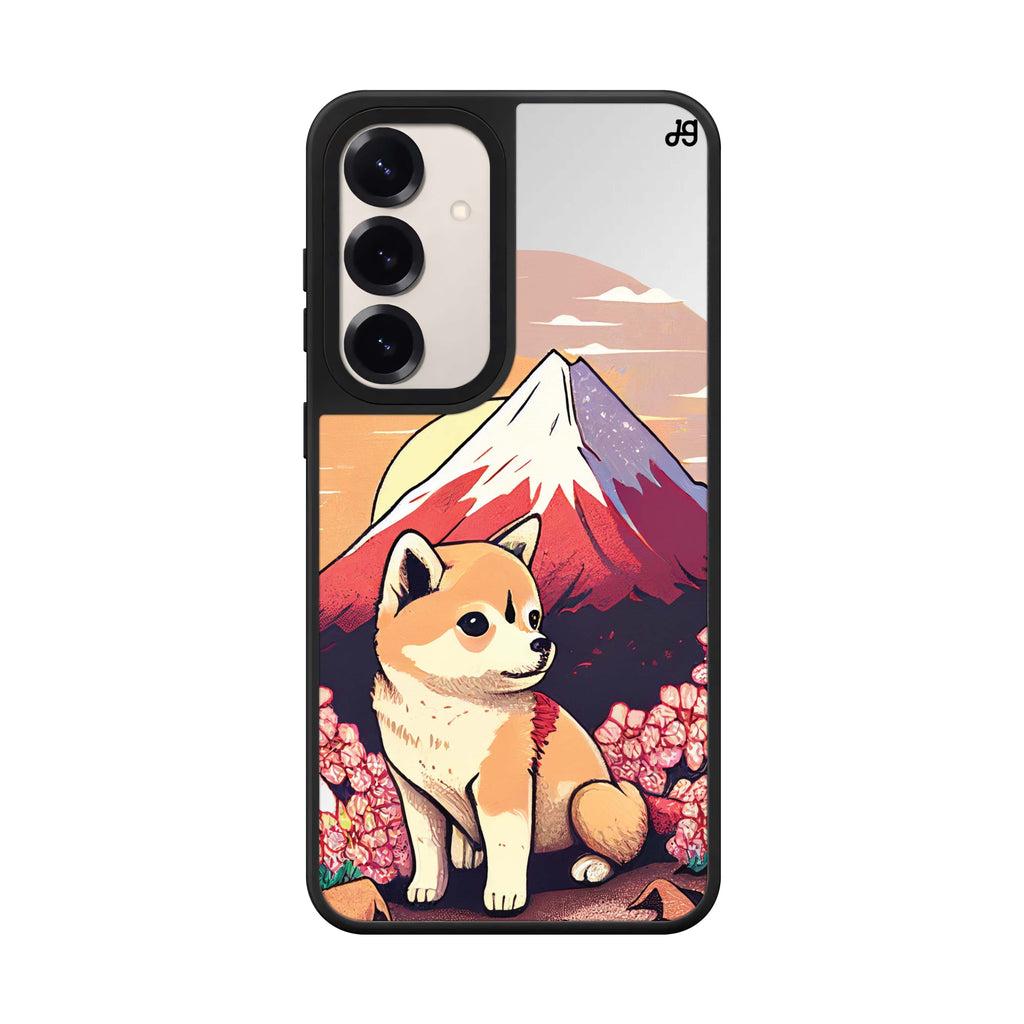 Shiba Inu & Fuji Mountain 鏡面手機殼
