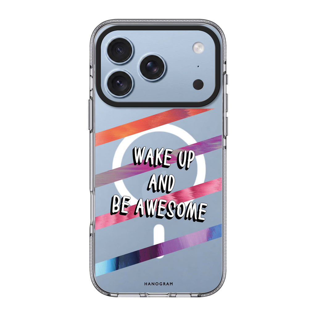 Wake up 水晶透明保護殼