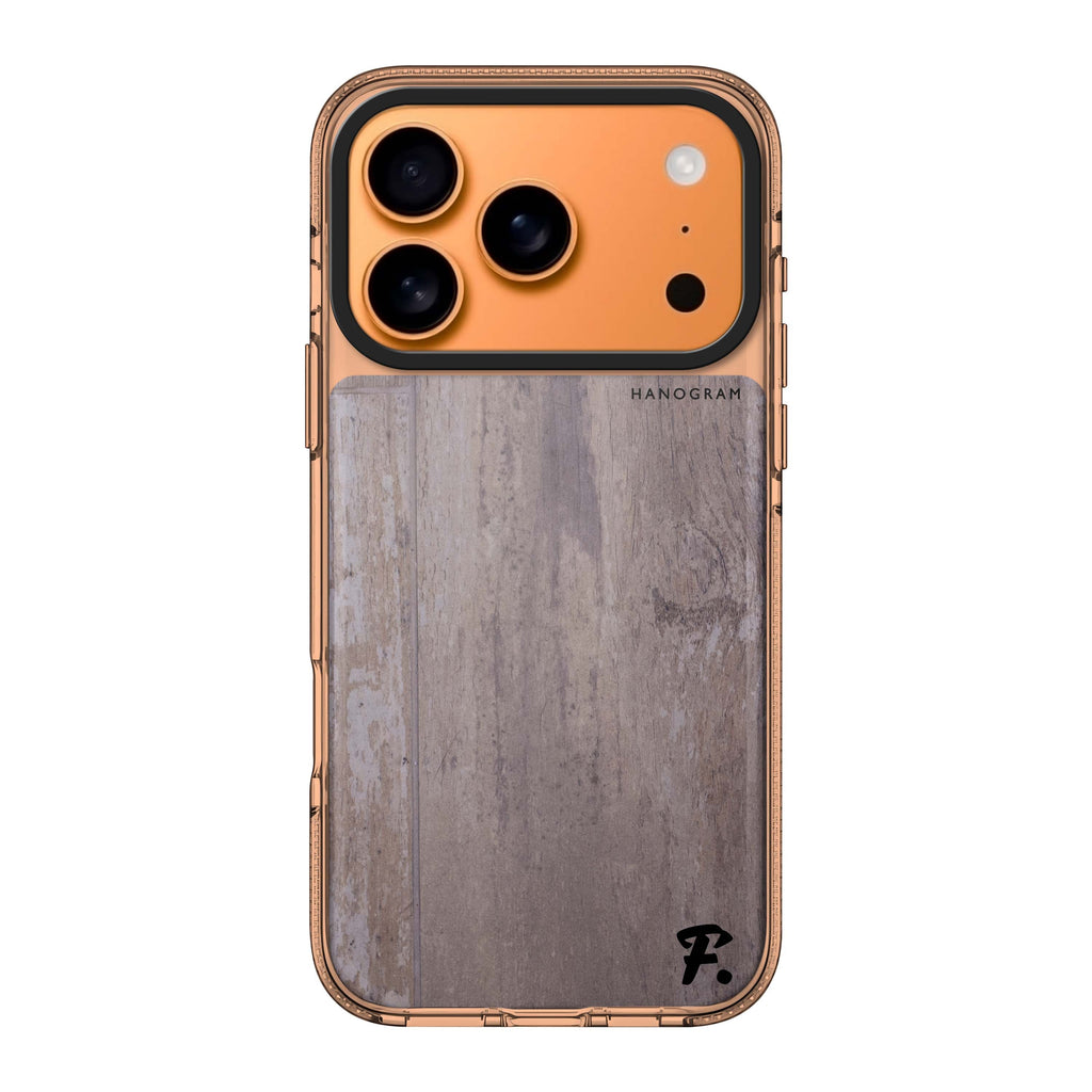 Timber iPhone 17 Pro Max MagSafe 水晶透明保護殼 自然風格設計 可自訂名字 圖1