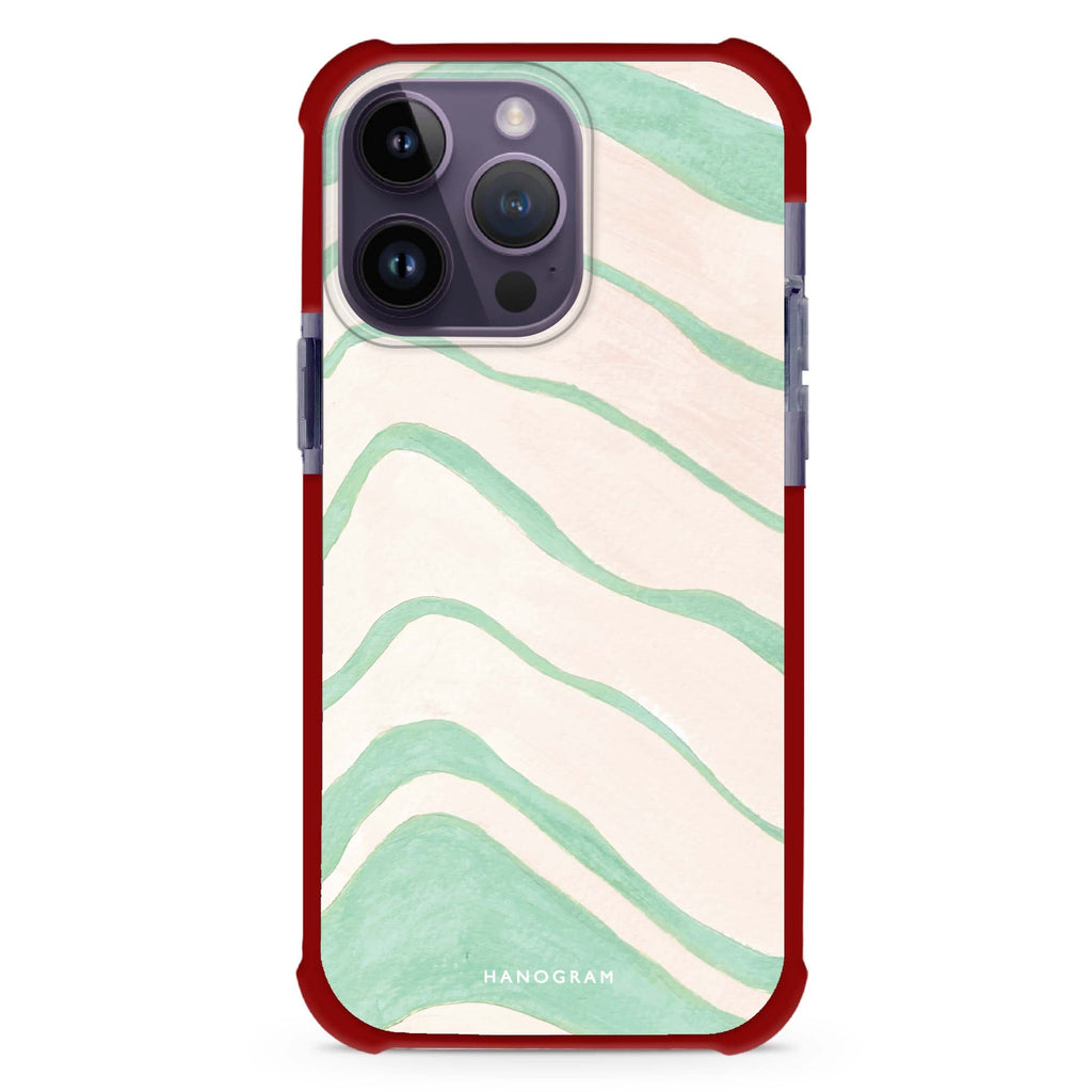 Abstract Paint Pattern iPhone Magsafe 兼容超強防摔保護殼
