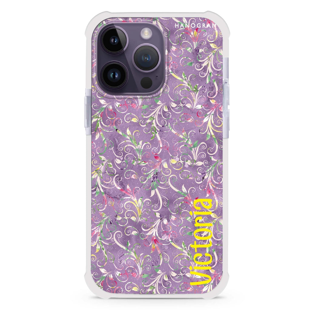 Curly Flowers iPhone Magsafe 兼容超強防摔保護殼