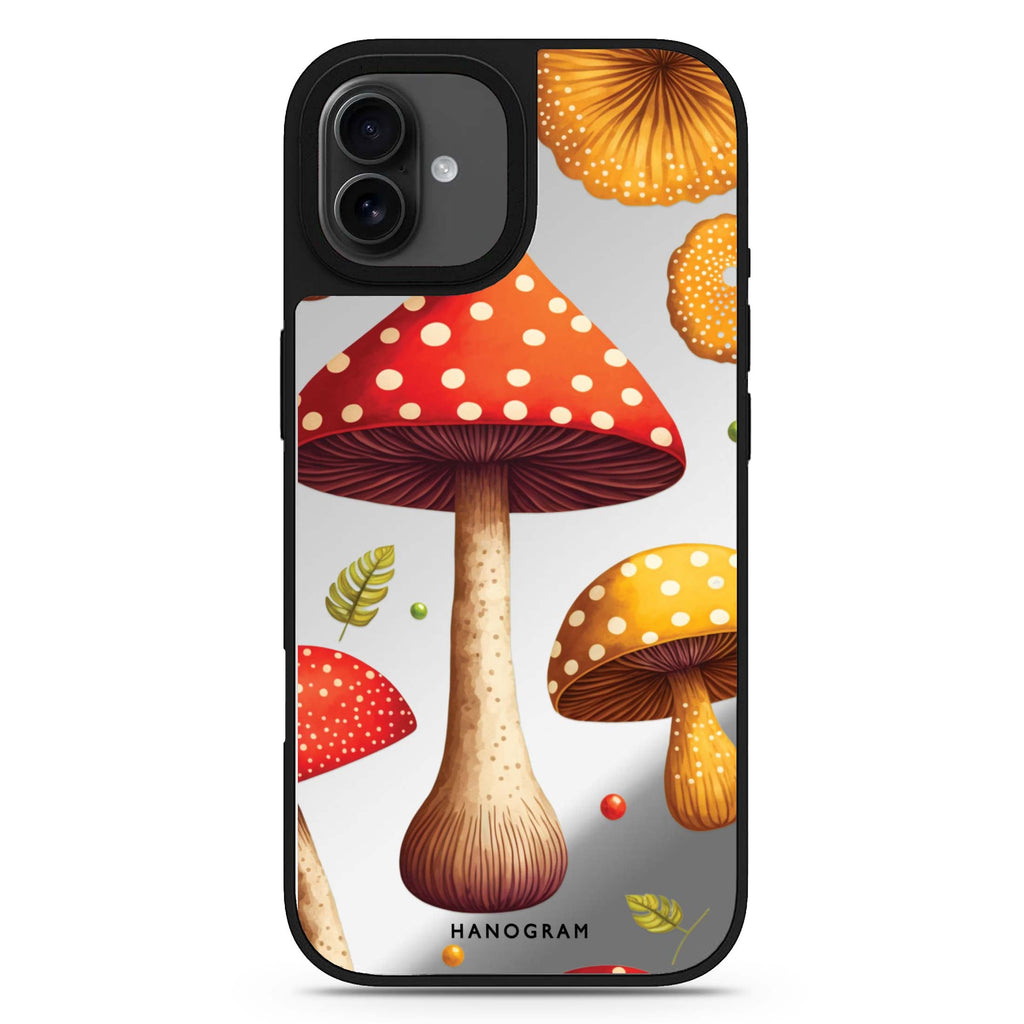 Mushroom time iPhone 17 鏡面手機殼 主圖設計