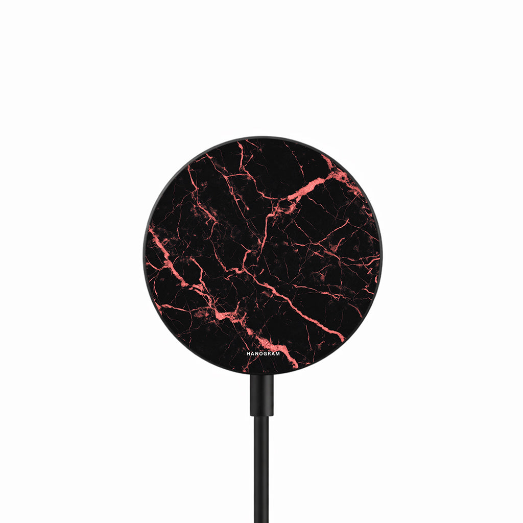 Crimson Vein Marble 25W 磁吸無線充電器