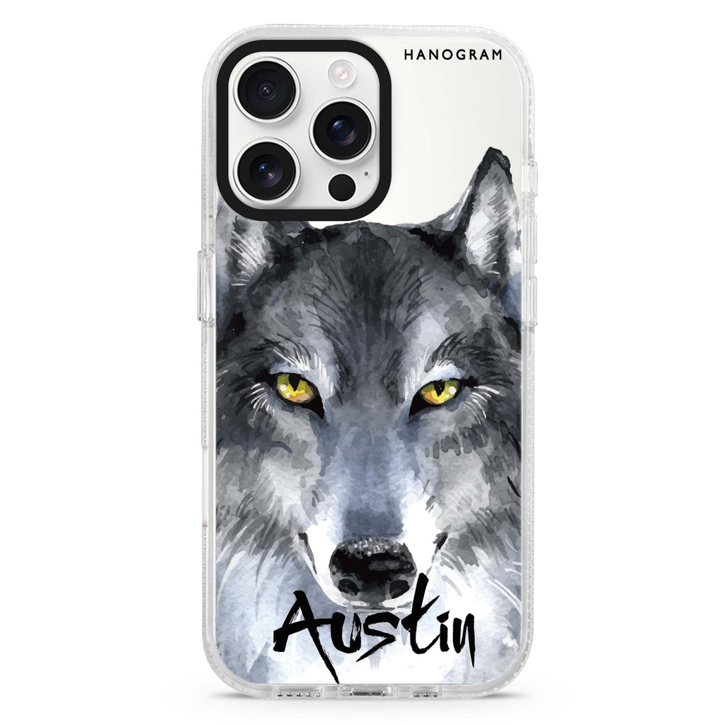 Snow Wolf Magsafe 兼容水晶透明保護殼