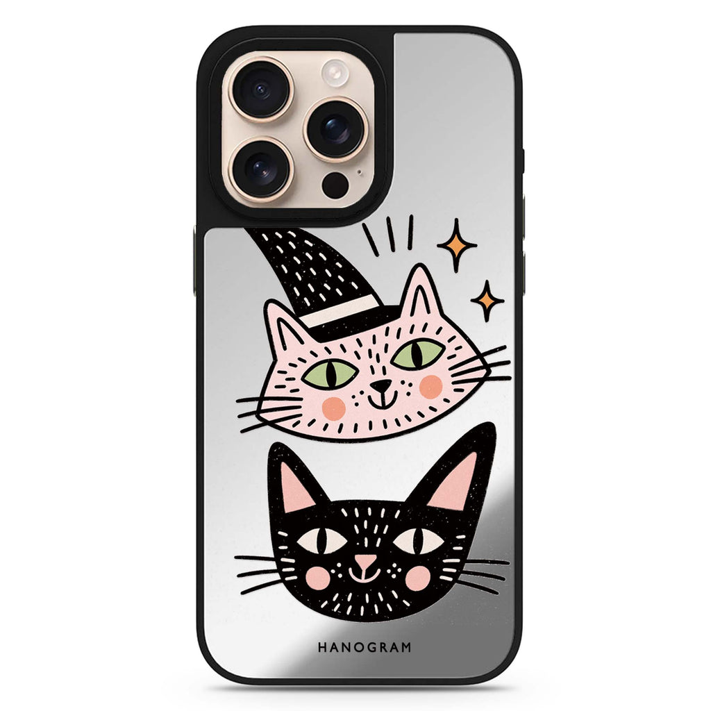 Two Cats One Spell 鏡面手機殼