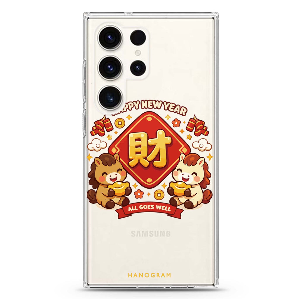 Twin Fortune Joy Samsung Galaxy 水晶透明保護殼