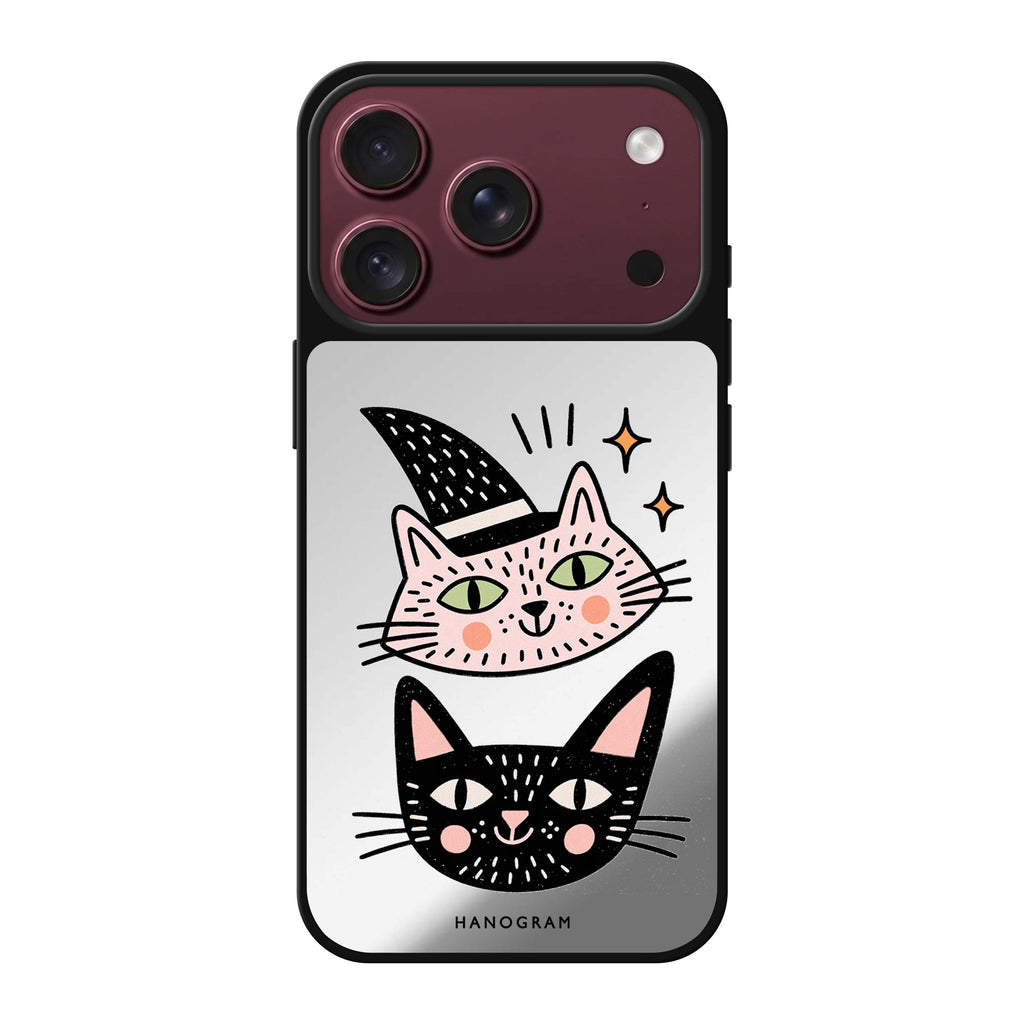 Two Cats One Spell 鏡面手機殼