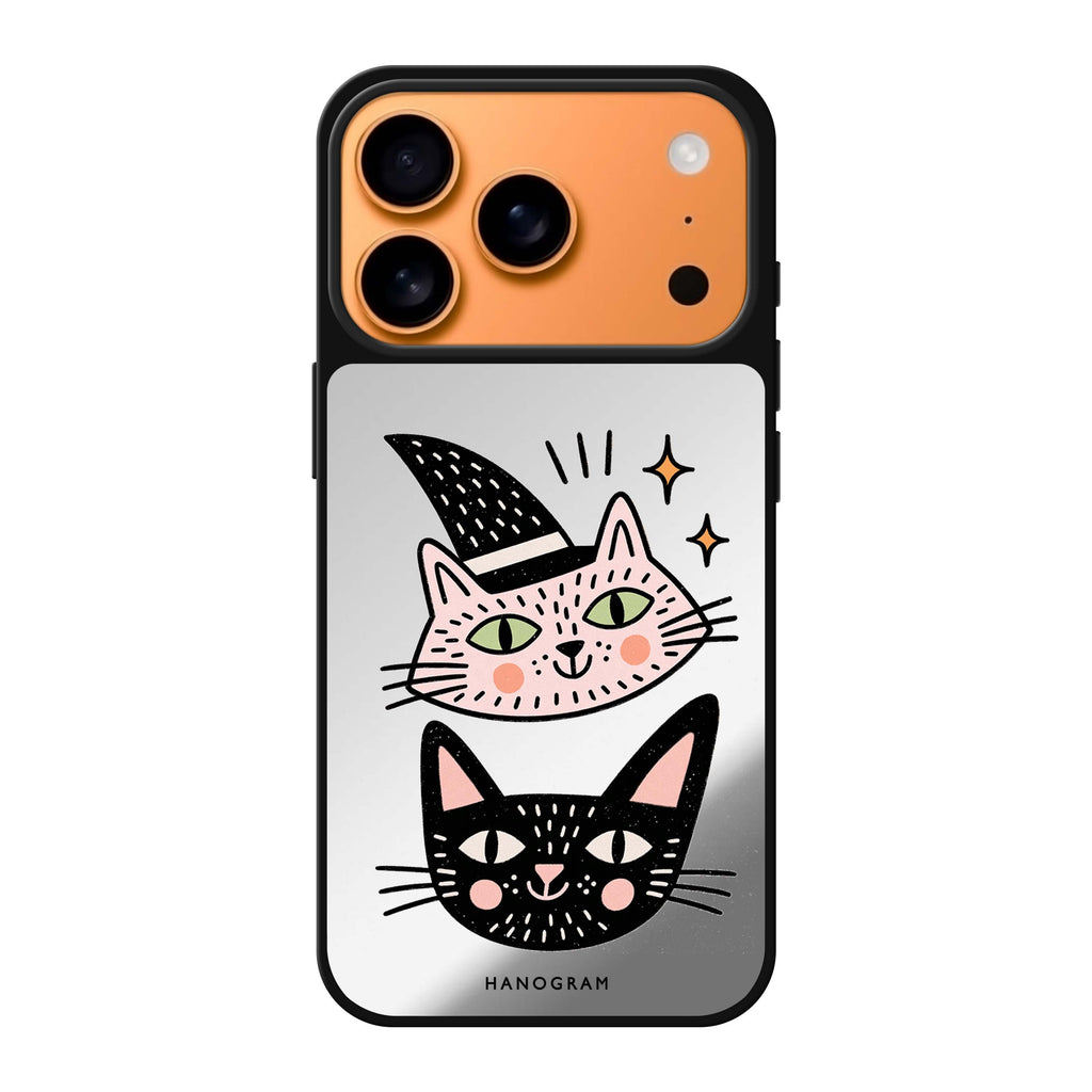 Two Cats One Spell 鏡面手機殼