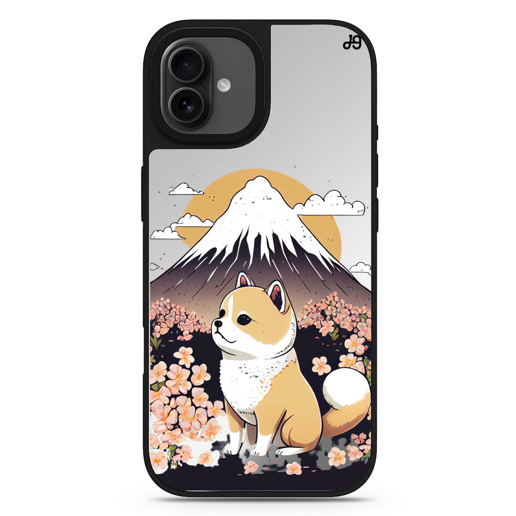 Shiba Inu & Japan iPhone 17 鏡面手機殼 主圖設計
