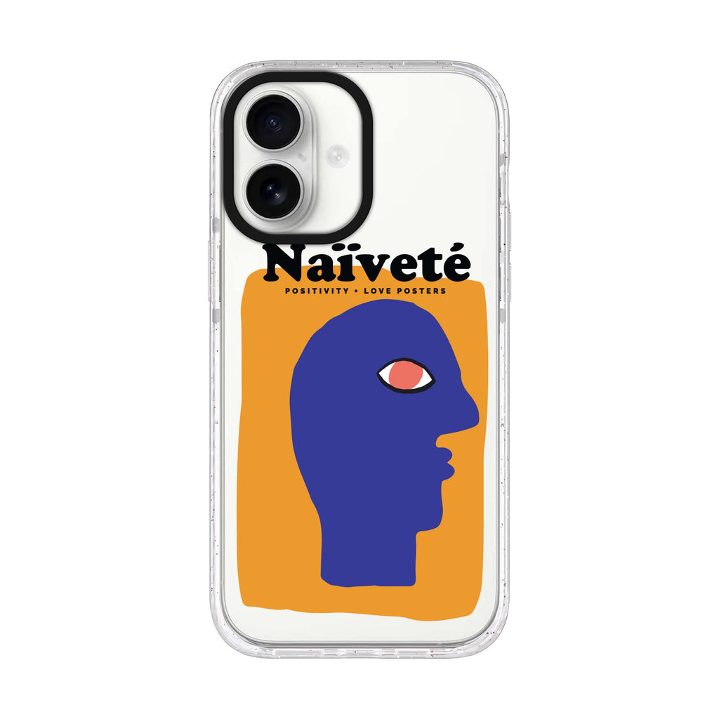 Naïveté iPhone 17 水晶透明保護殼正面展示