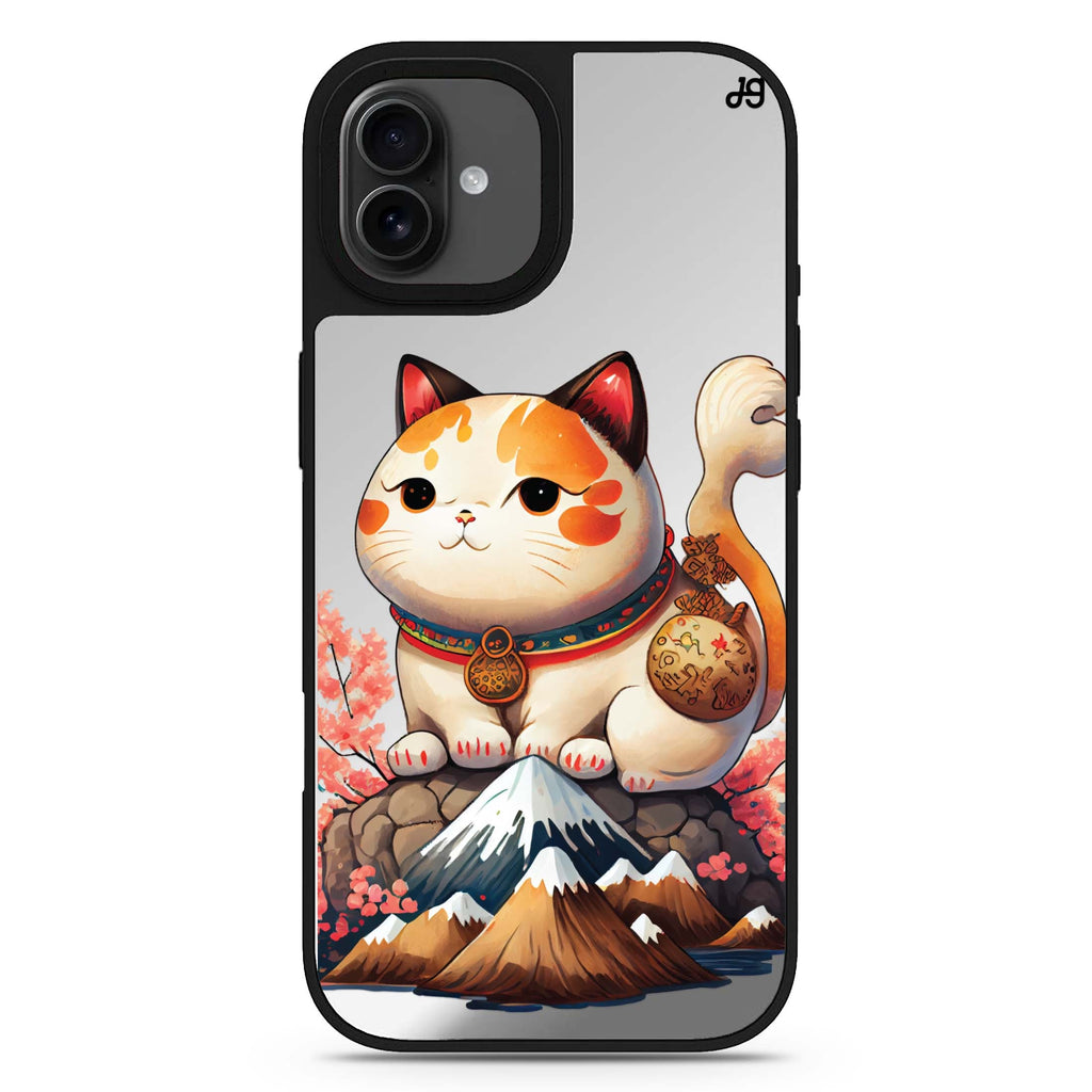 Kawaii Cat iPhone 17 貓咪鏡面手機殼 主圖設計
