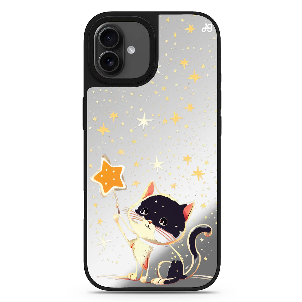 Cat & Star iPhone 17 貓咪鏡面手機殼 主圖設計