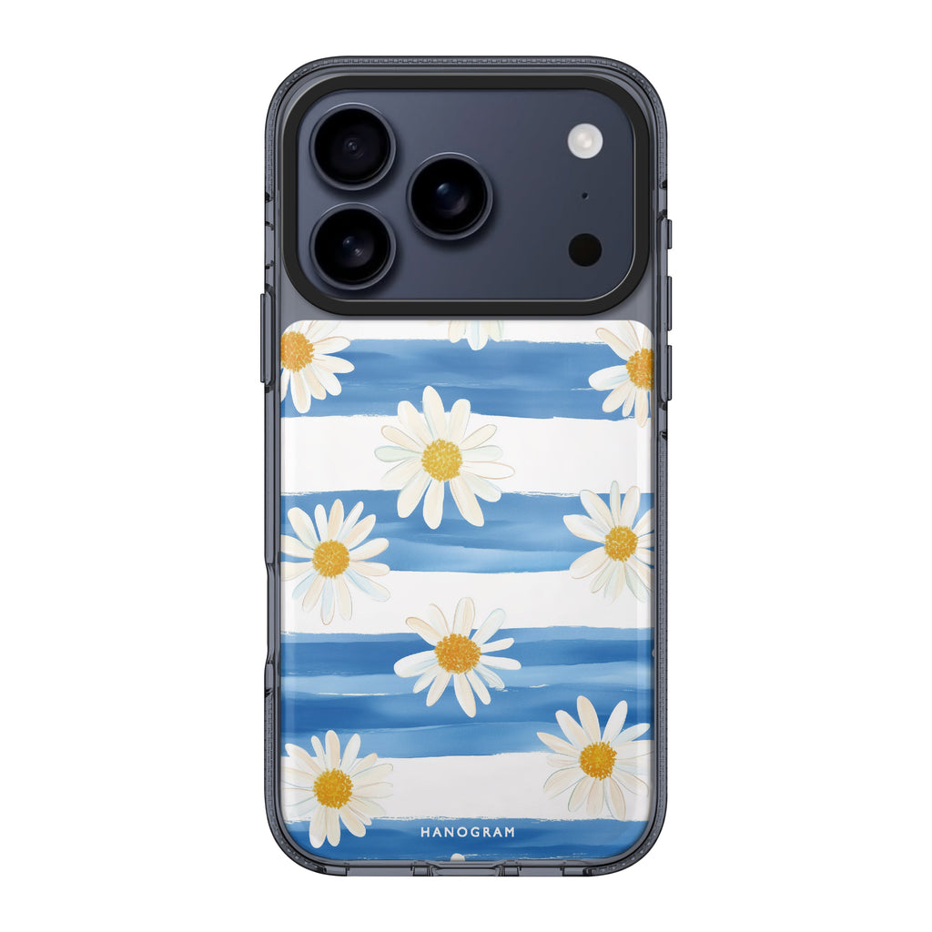Daisy Lines iPhone 17 Pro Max MagSafe 水晶透明保護殼 花卉圖案設計 圖1