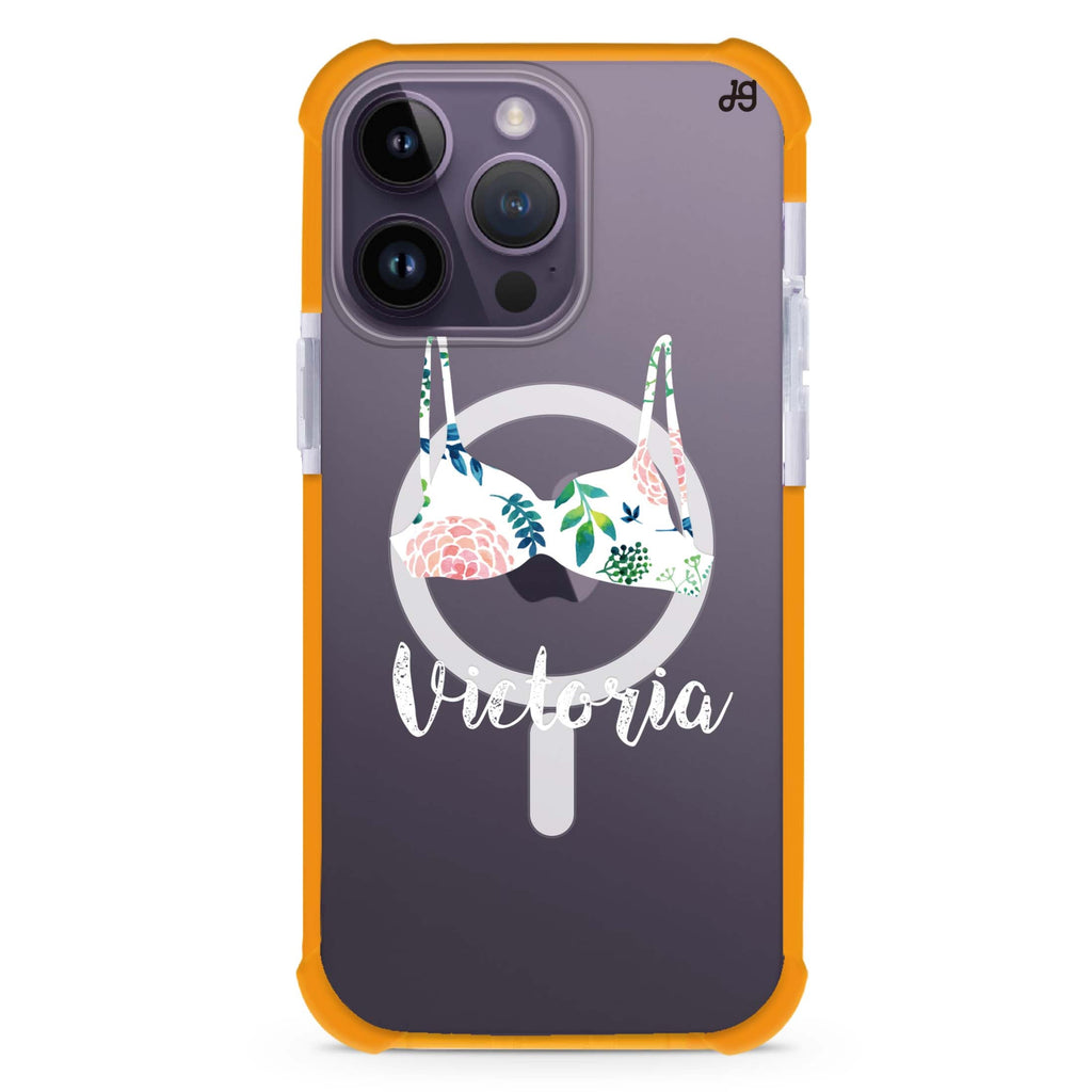 Floral Chain iPhone Magsafe 兼容超強防摔保護殼