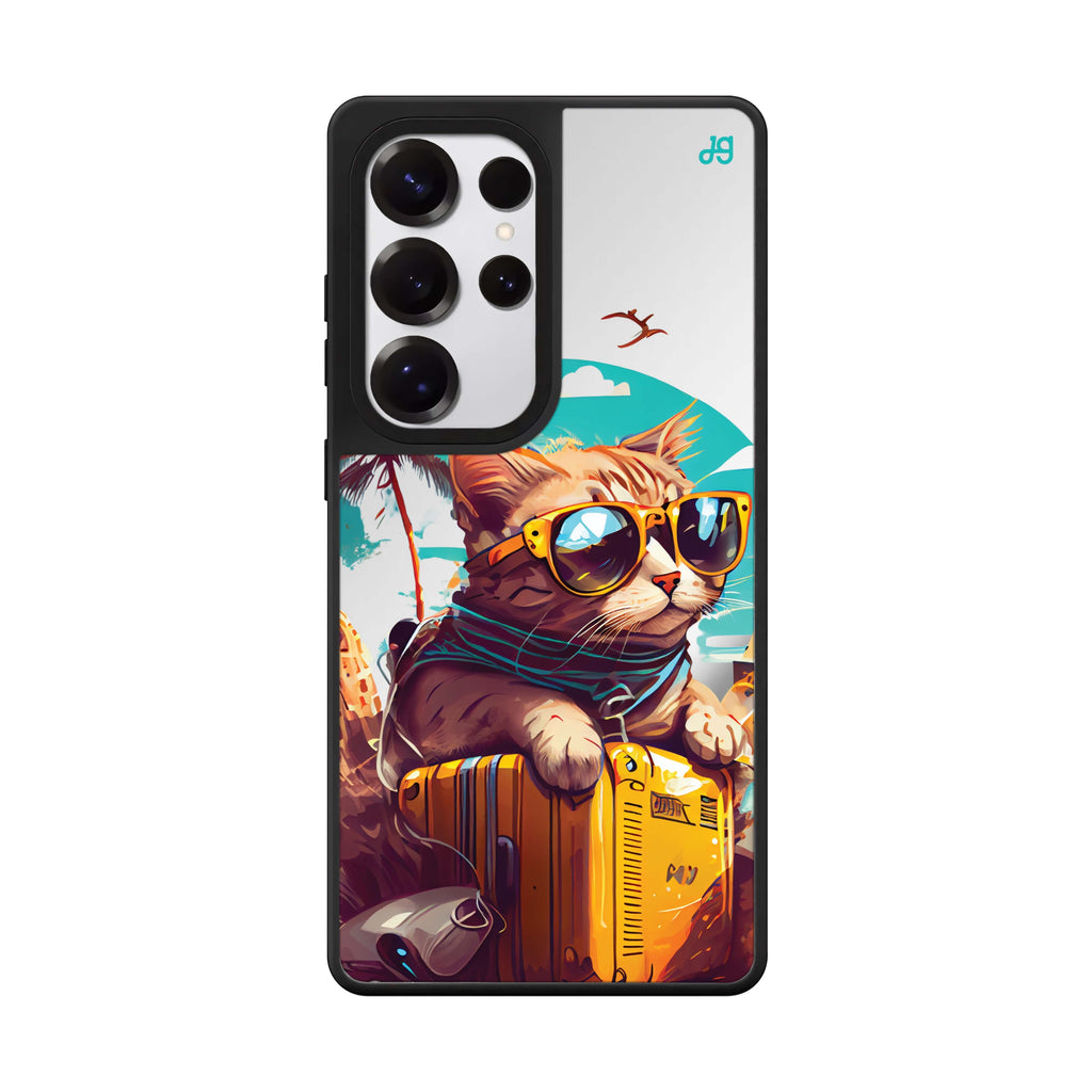 Travel Cat 鏡面手機殼