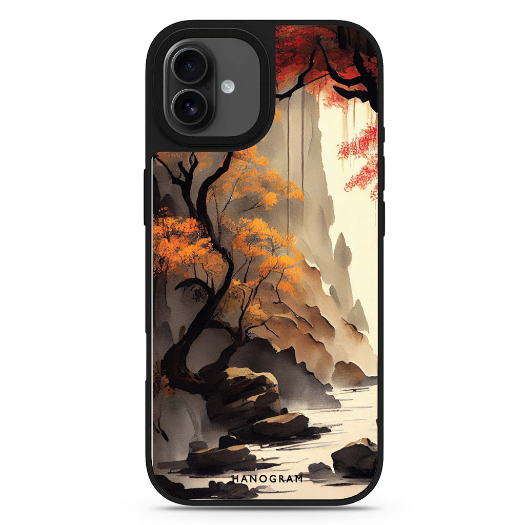 Japanese painting 款式2 iPhone 17 日系鏡面手機殼 主圖設計