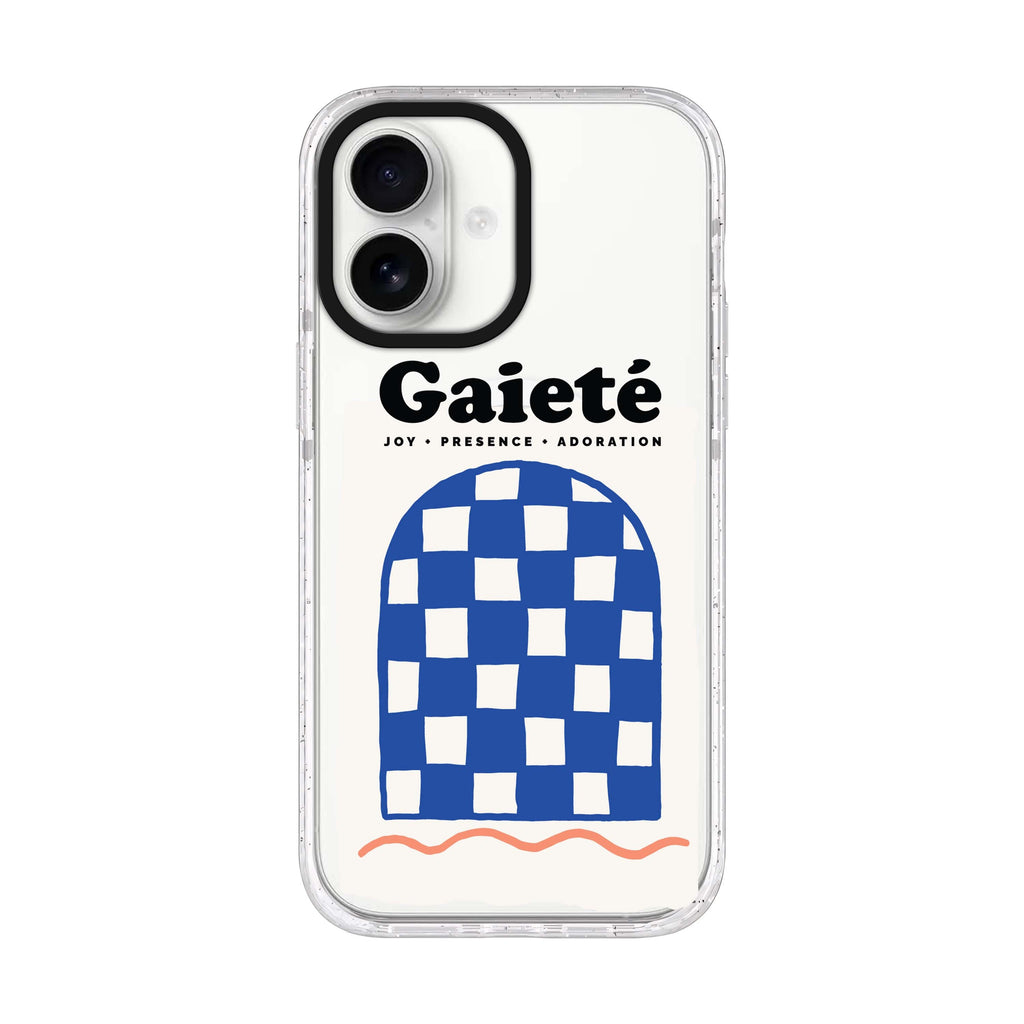 Gaieté iPhone 17 水晶透明保護殼正面展示