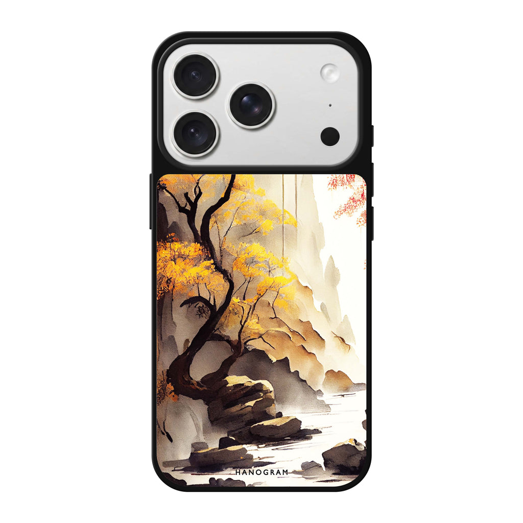 Japanese painting 鏡面手機殼