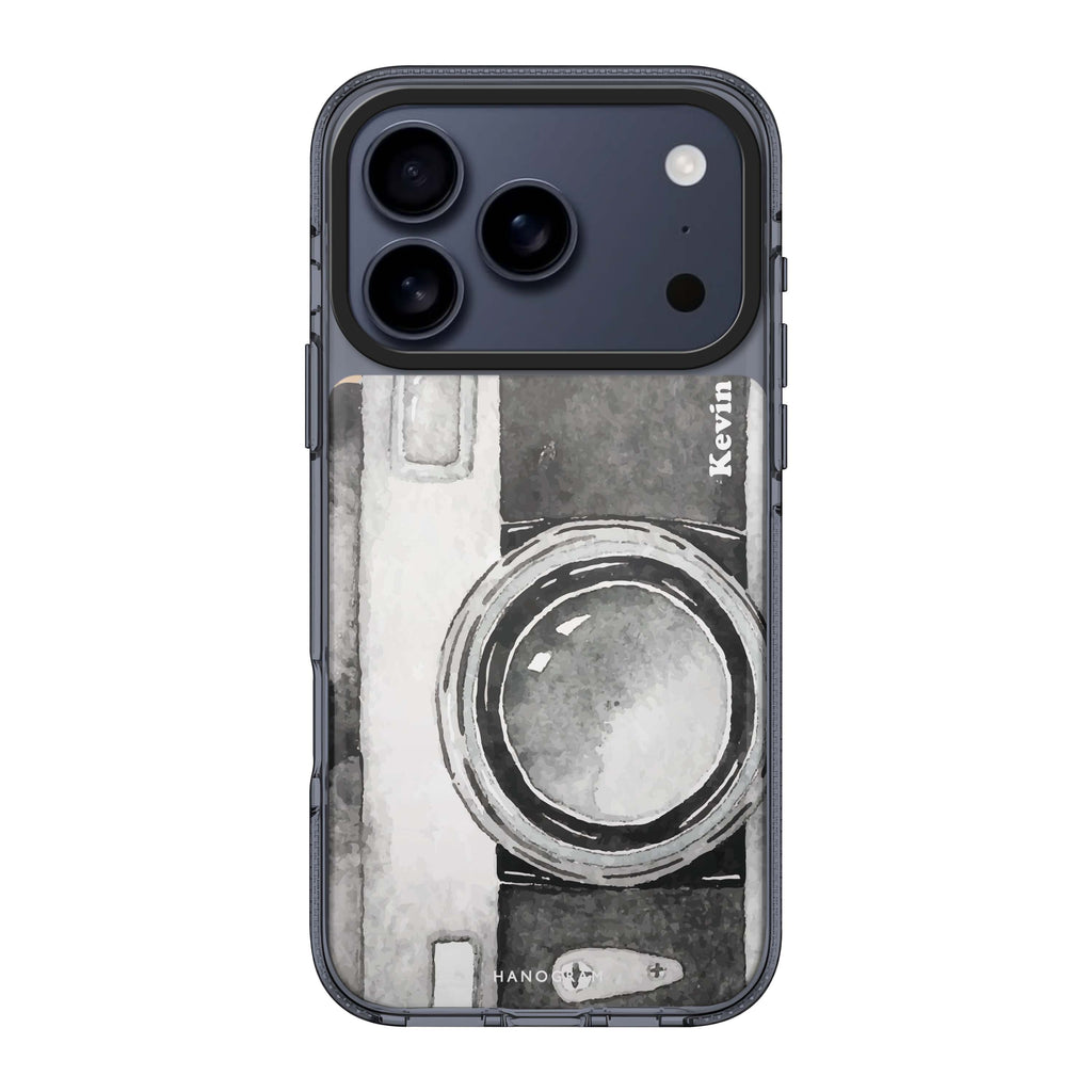 Fashion Camera iPhone 17 Pro Max MagSafe 水晶透明保護殼 時尚圖案設計 可自訂名字 圖1