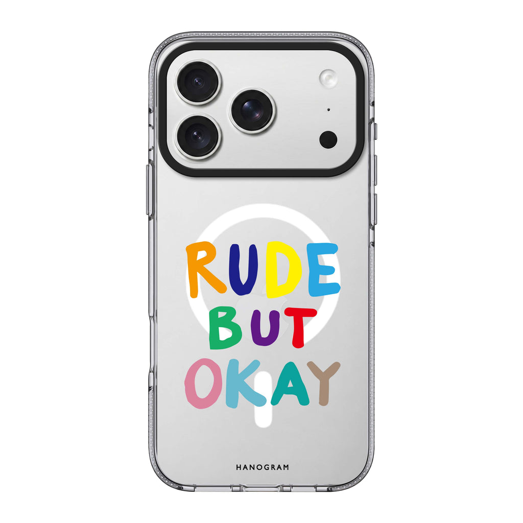 Rude but OKAY 水晶透明保護殼